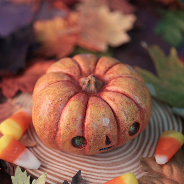 Autumn Spice Jack O'lantern Figurine