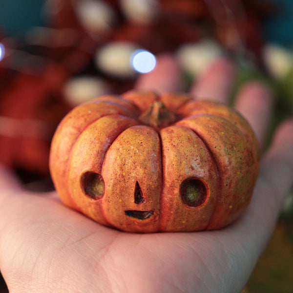Autumn Spice Jack O'lantern Figurine