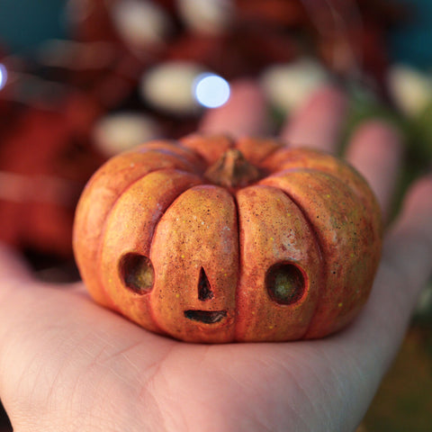 Autumn Spice Jack O'lantern Figurine