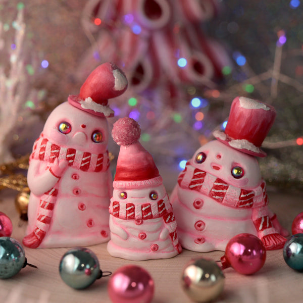 Preorder Snow Folk Figurine - Candy Cane