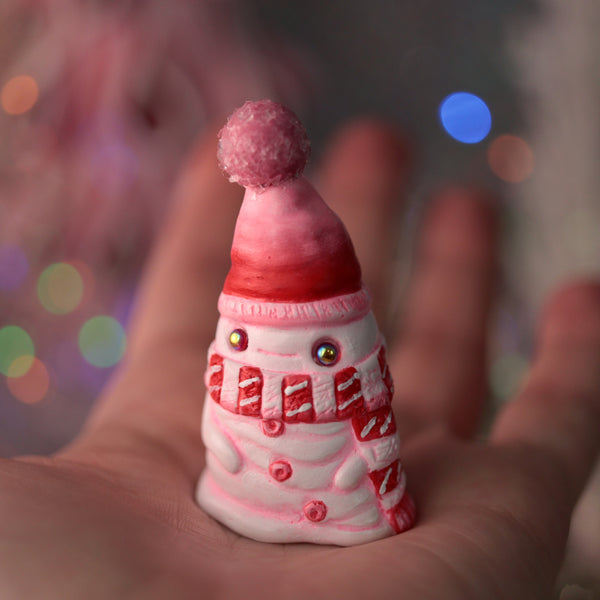 Preorder Snow Folk Figurine - Candy Cane