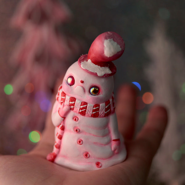 Preorder Snow Folk Figurine - Candy Cane