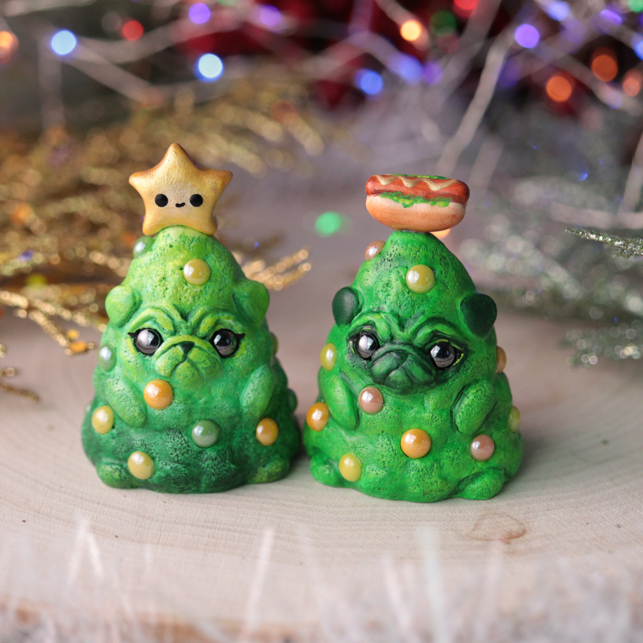 Preorder Pug Tree Figurine