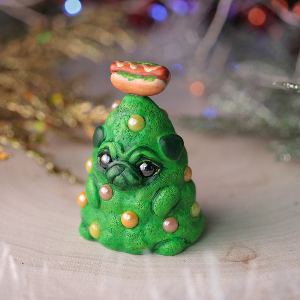 Preorder Pug Tree Figurine