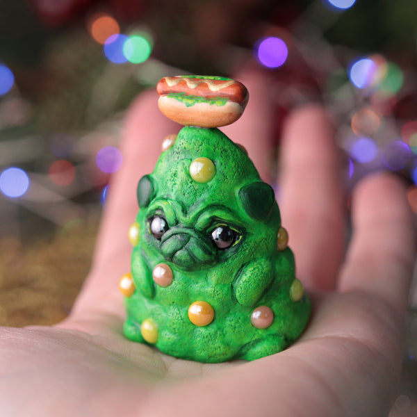 Preorder Pug Tree Figurine