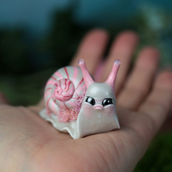 Grumpy Candy Snail Figurine