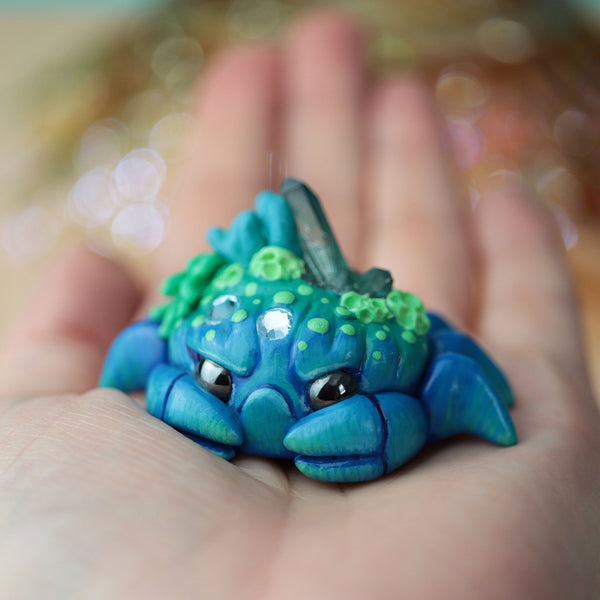 Blue Crabby Crab Figurine