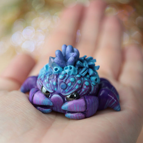 Purple Crabby Crab Figurine