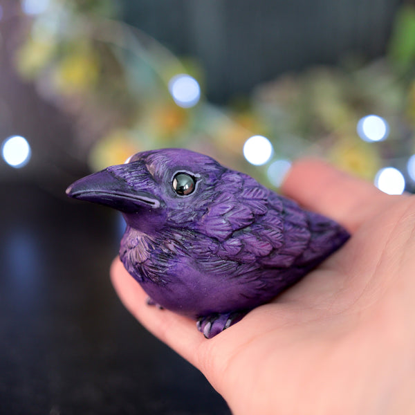 Preorder Purple Crow Figurine