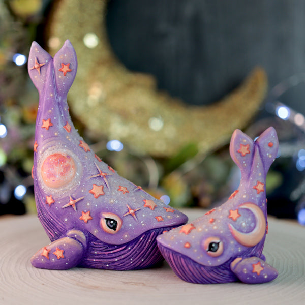 One off Whale Figurine Set