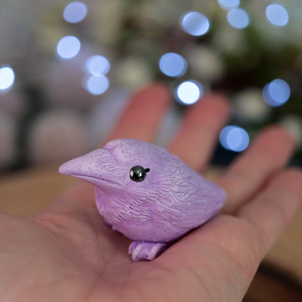 Preorder Small Dipped Crow Figurine