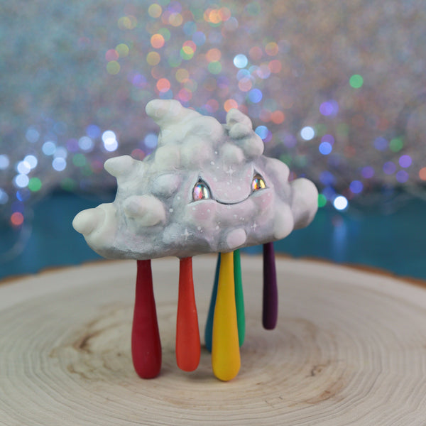 Happy Raincloud Figurine