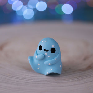 Blue Pastel Ghost Figurine