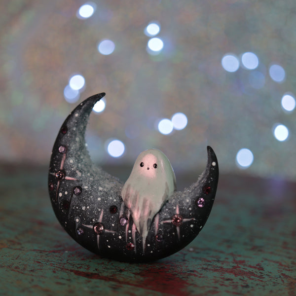 One Off Ghost Moon Figurine - 1