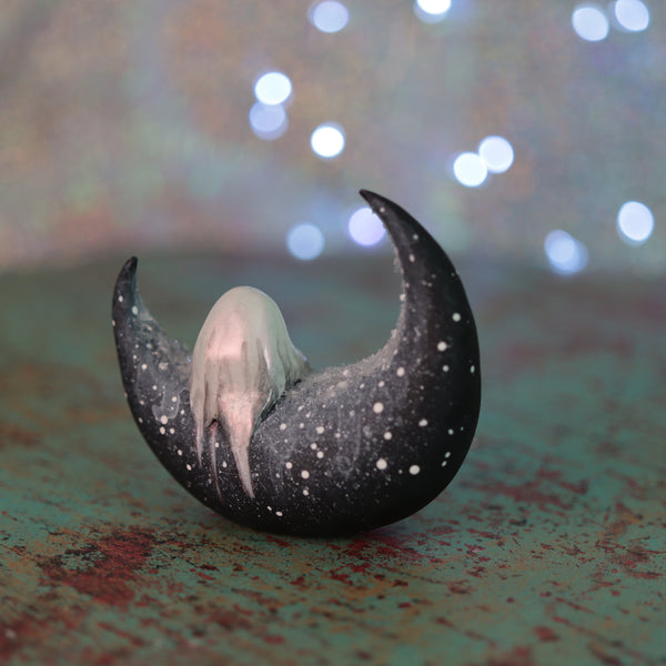 One Off Ghost Moon Figurine - 1