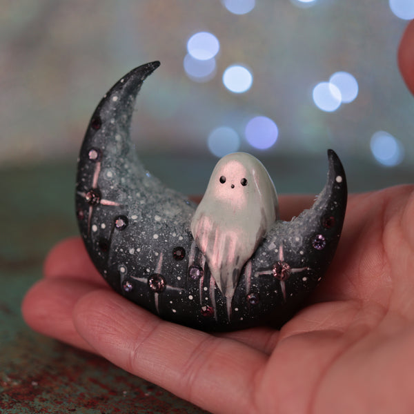 One Off Ghost Moon Figurine - 1