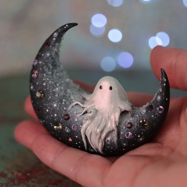 One off Ghost Moon Figurine - 2
