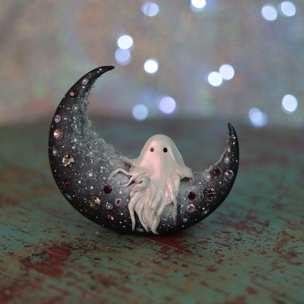 One off Ghost Moon Figurine - 2