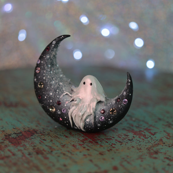 One off Ghost Moon Figurine - 2
