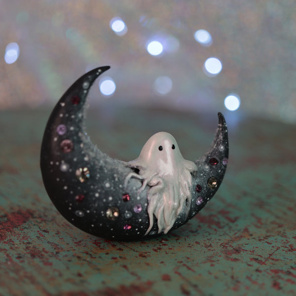 One off Ghost Moon Figurine - 2