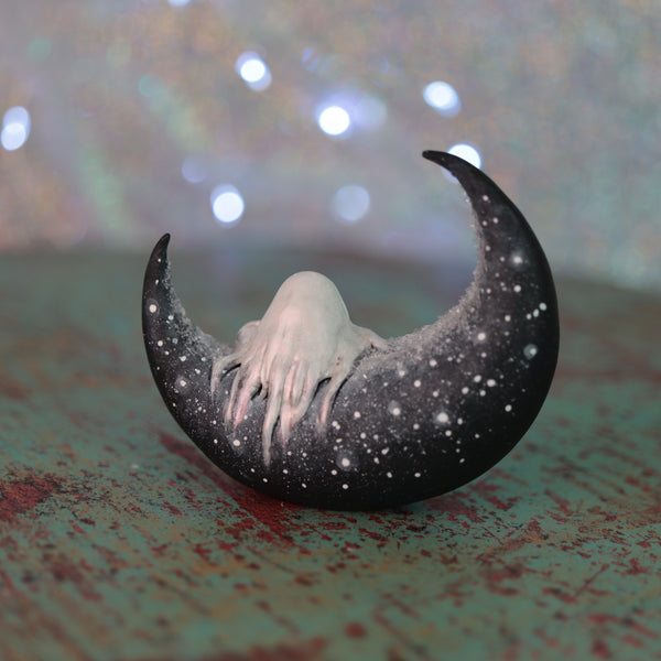 One off Ghost Moon Figurine - 2