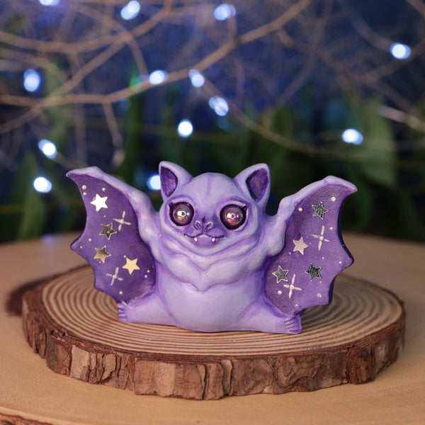 Preorder Starry Purple Bat Figurine