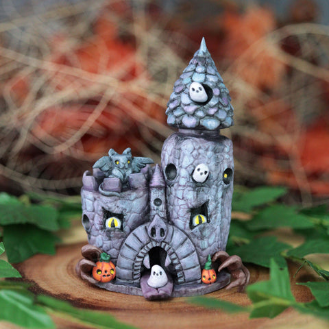 RESERVED Haunted Castle Figurine
