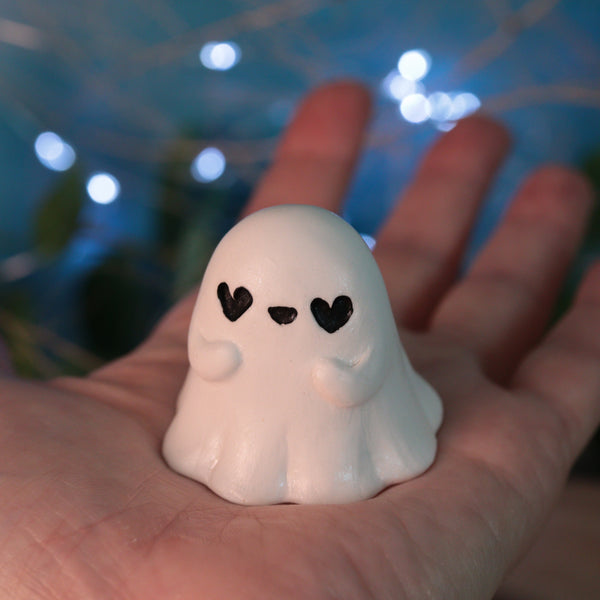 Preorder Heart Eye Ghost Figurine