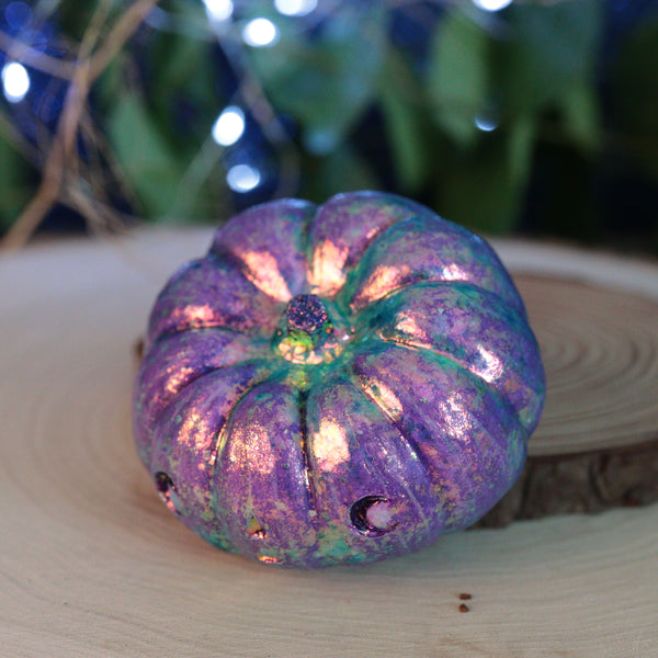 Fancy Mica Pottsfield Pumpkin Figurine