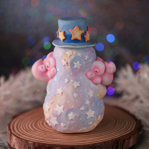 Starry Snow Person Figurine