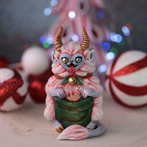 White Krampus Figurine