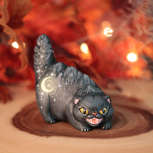 Preorder Hissing Cat Figurine