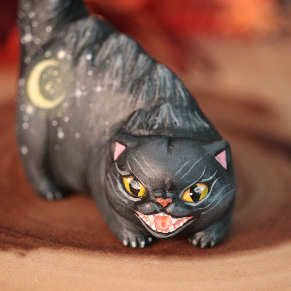 Preorder Hissing Cat Figurine