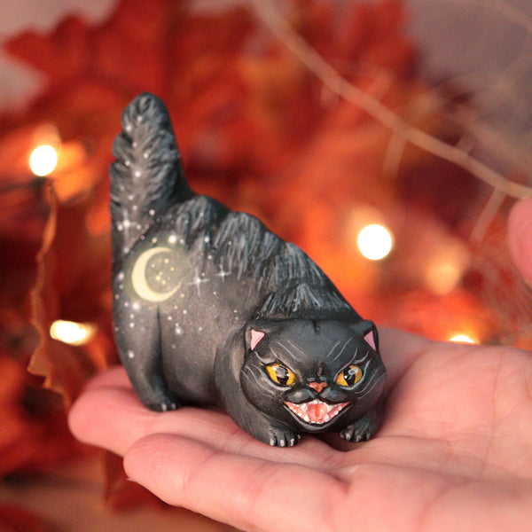 Preorder Hissing Cat Figurine