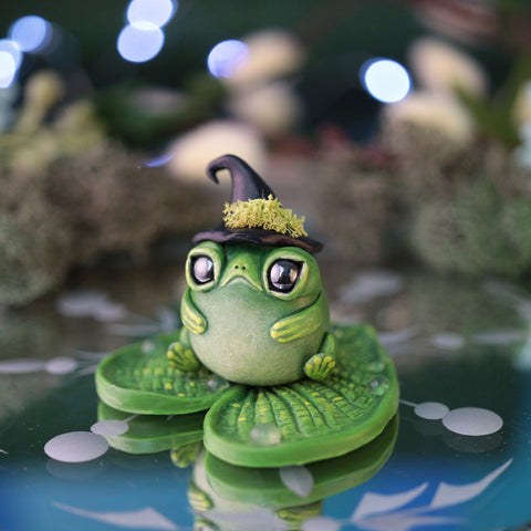 RESERVED Preorder Moss Witch Frob and Lily pad