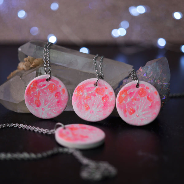 Pink Moon Necklace