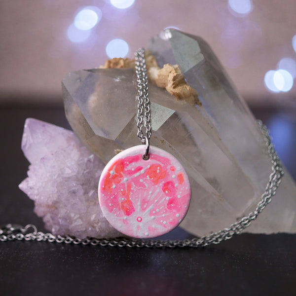 Pink Moon Necklace