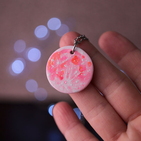 Pink Moon Necklace