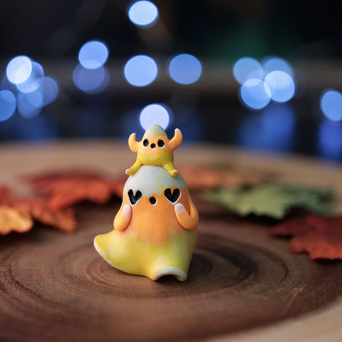 Candycorn Ghost Figurine