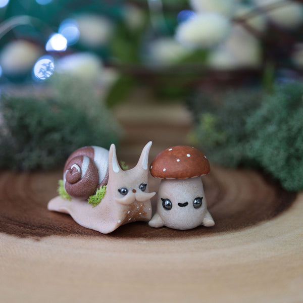 Tiny Shroom and Snail Set - Discounted