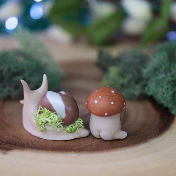 Tiny Shroom and Snail Set - Discounted