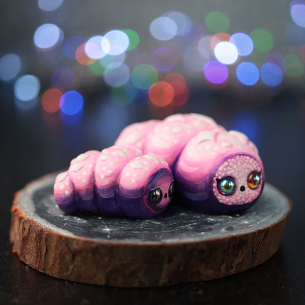 Pink Space Worm Figurine