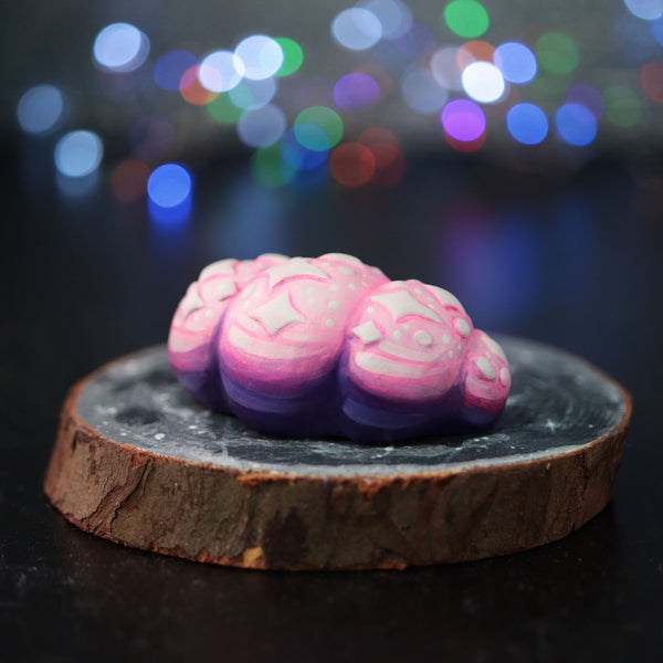 Pink Space Worm Figurine