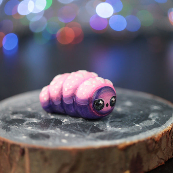 Pink Space Worm Figurine