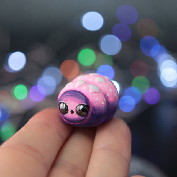 Pink Space Worm Figurine