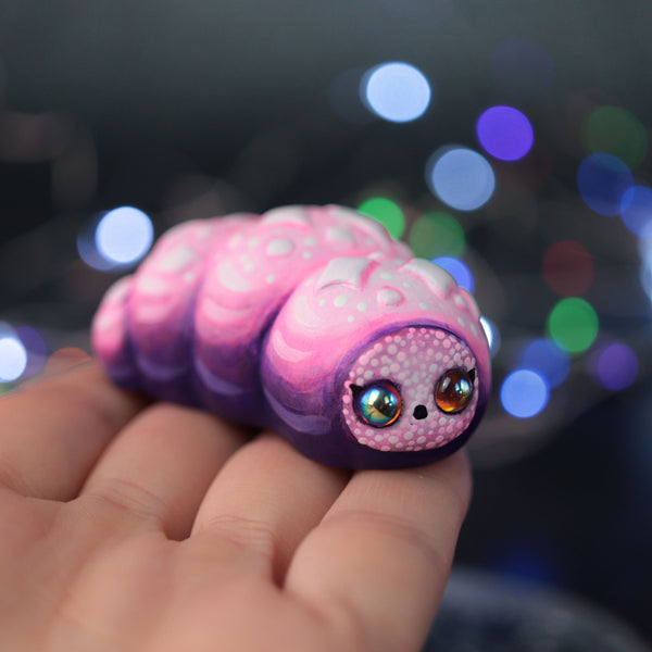 Pink Space Worm Figurine