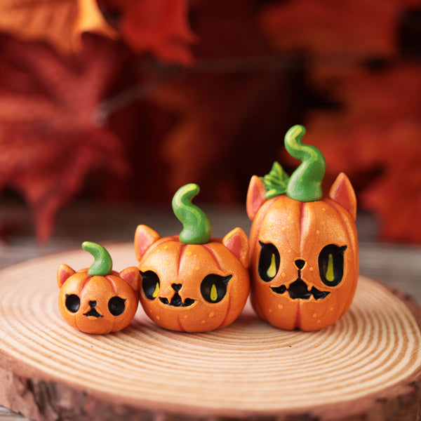 Preorder Pumpkitty Figurine