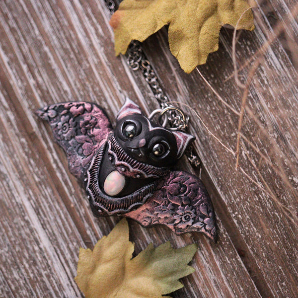 Preorder Victorian Goth Bat Necklace