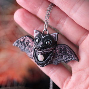 Preorder Victorian Goth Bat Necklace