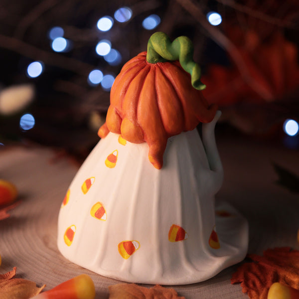Candycorn Poop Ghost - Light up Figurine